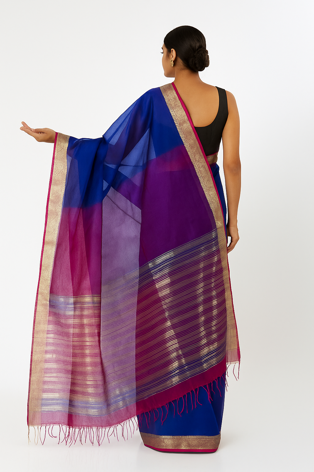 Ombrea Saree
