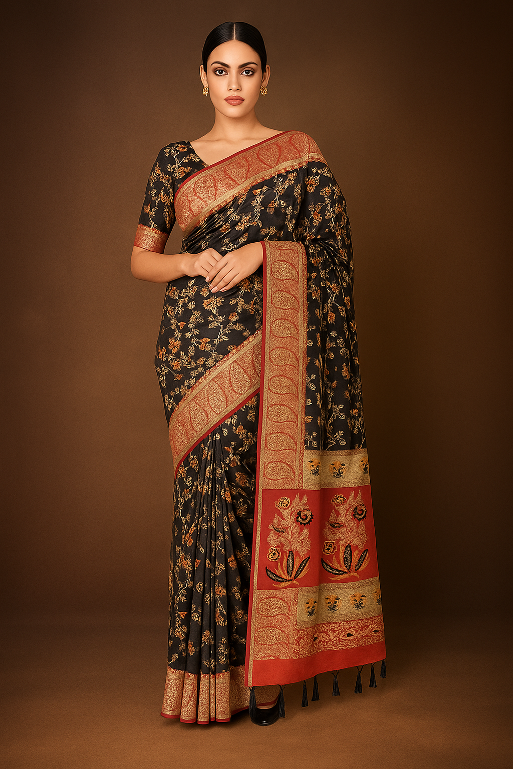 Savarna Benarasi Silk Saree