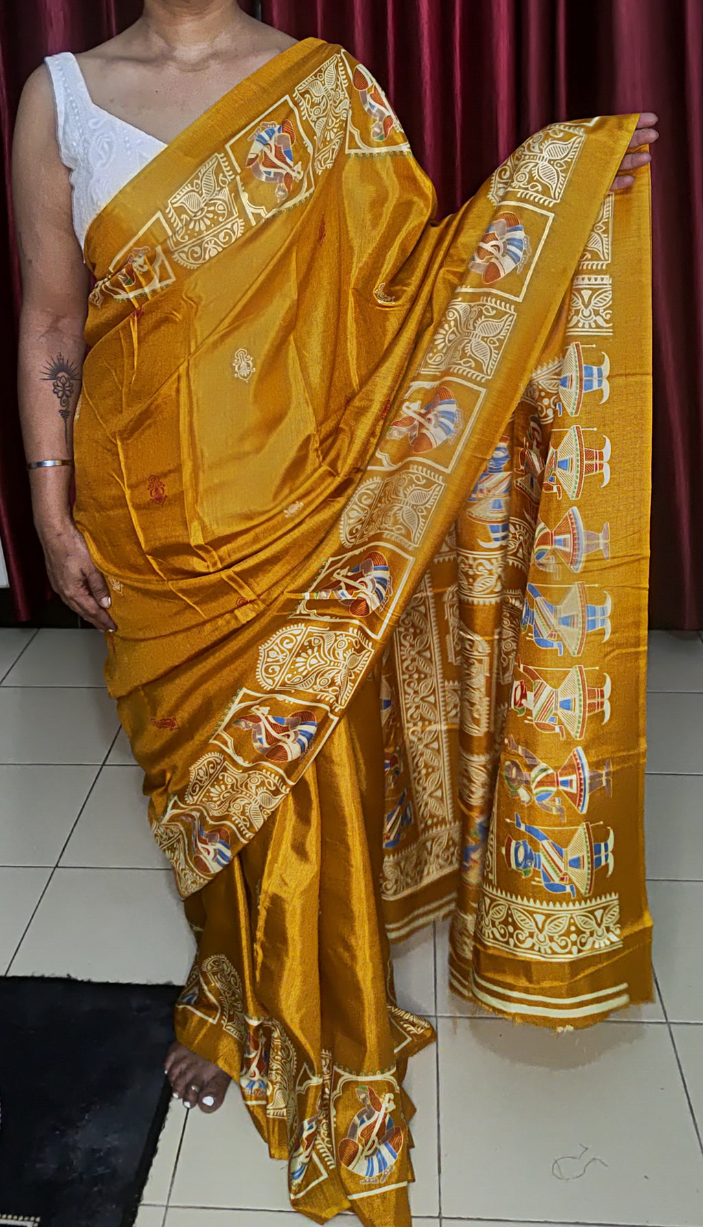 Printed Silk Saree
