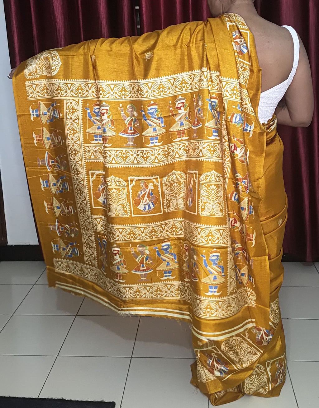 Printed Silk Saree
