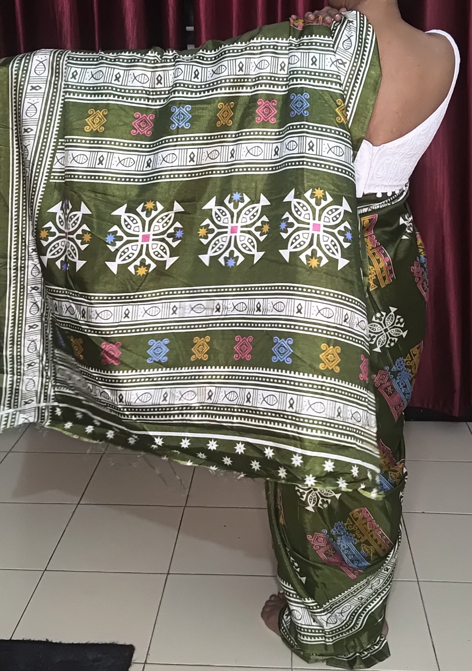 Printed Silk Saree