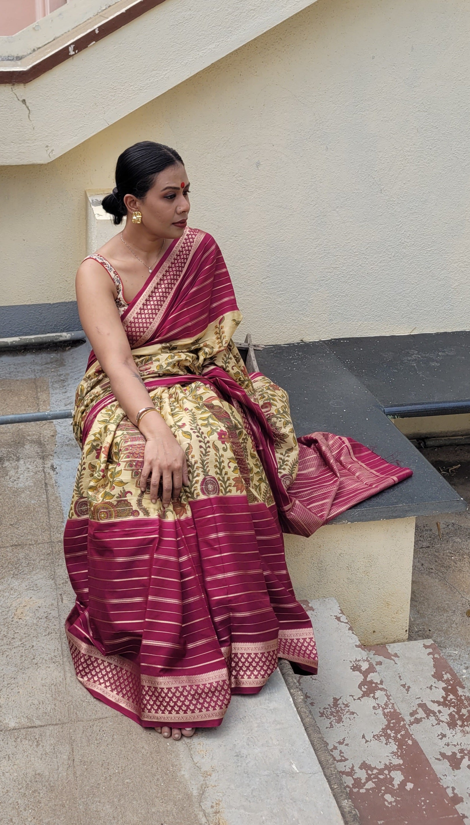 Kili- Pallu Saree