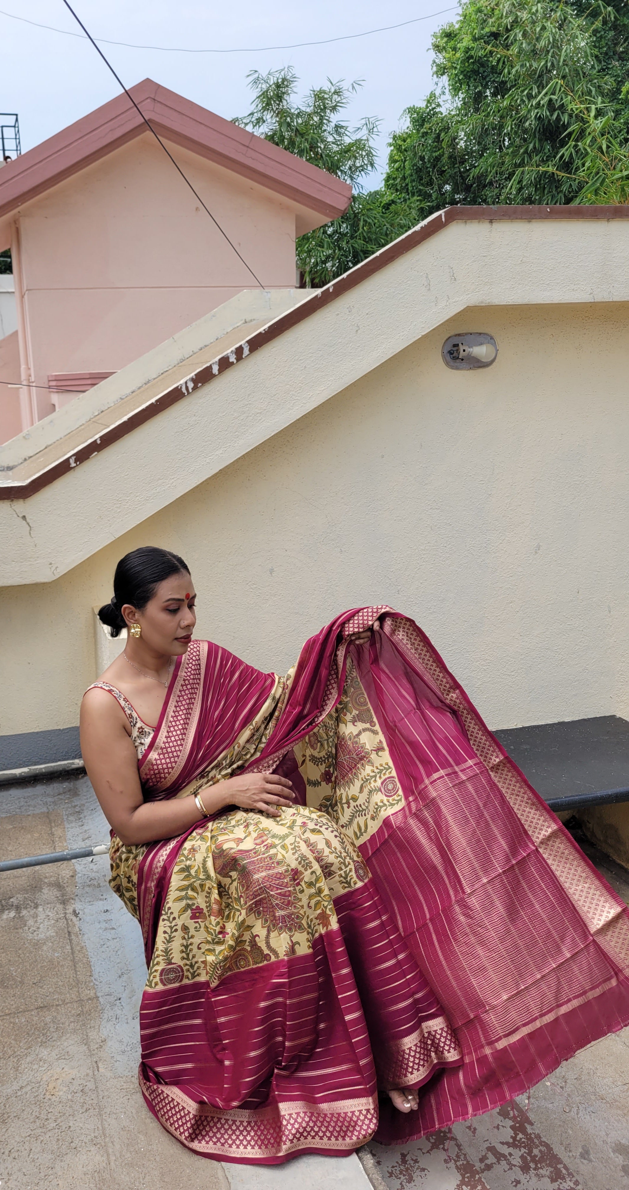 Kili- Pallu Saree