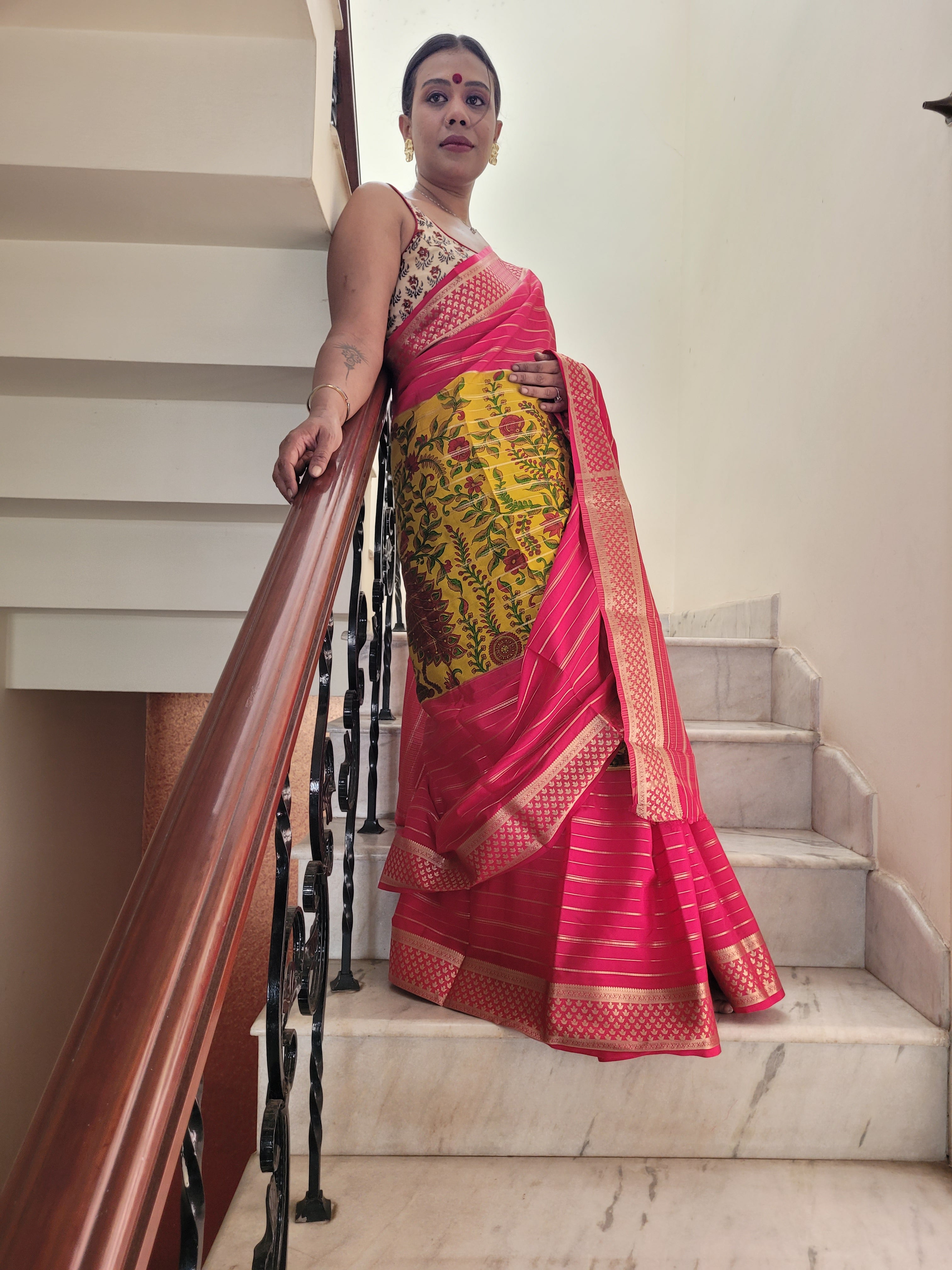 Kili- Pallu Saree