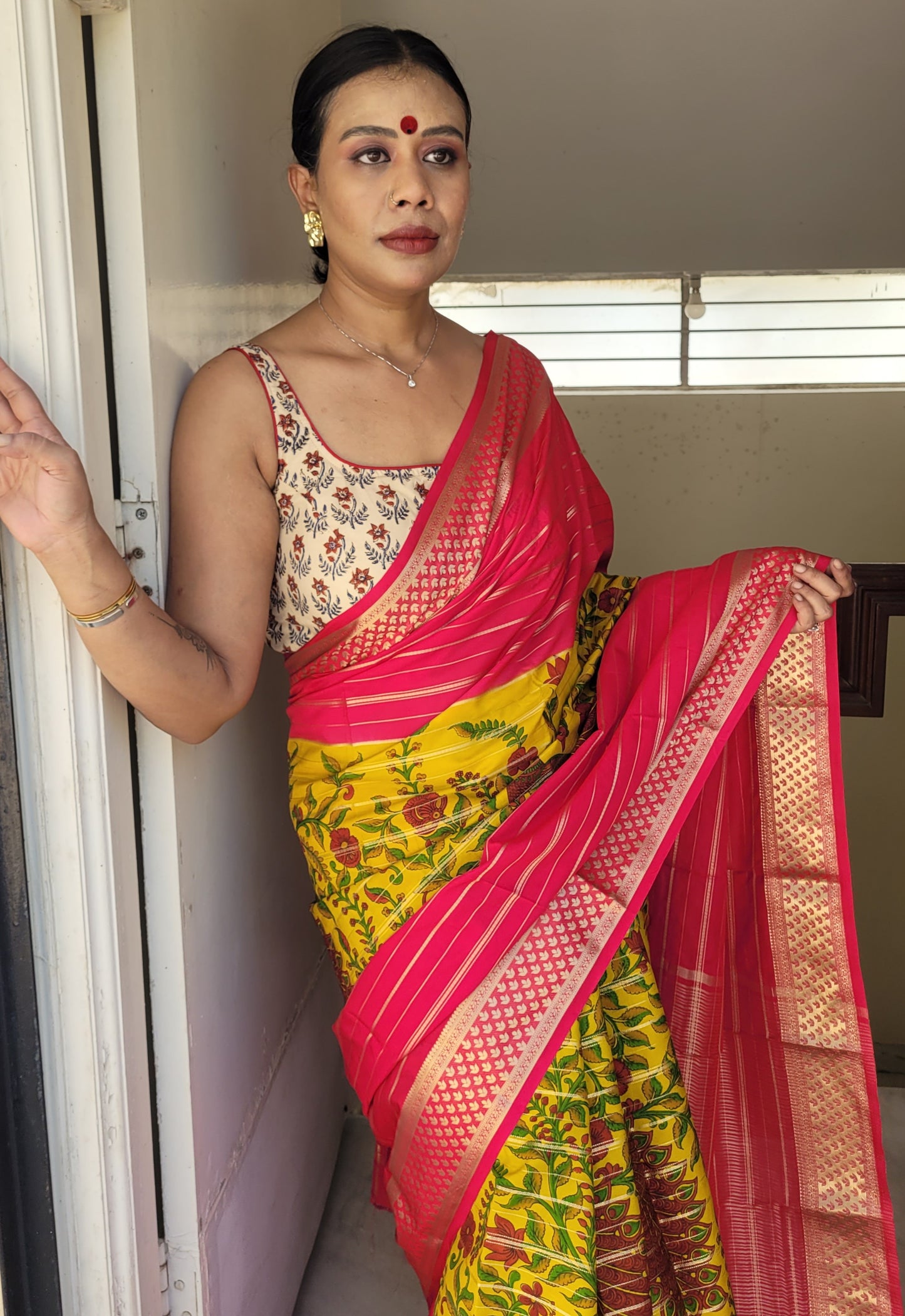 Kili- Pallu Saree