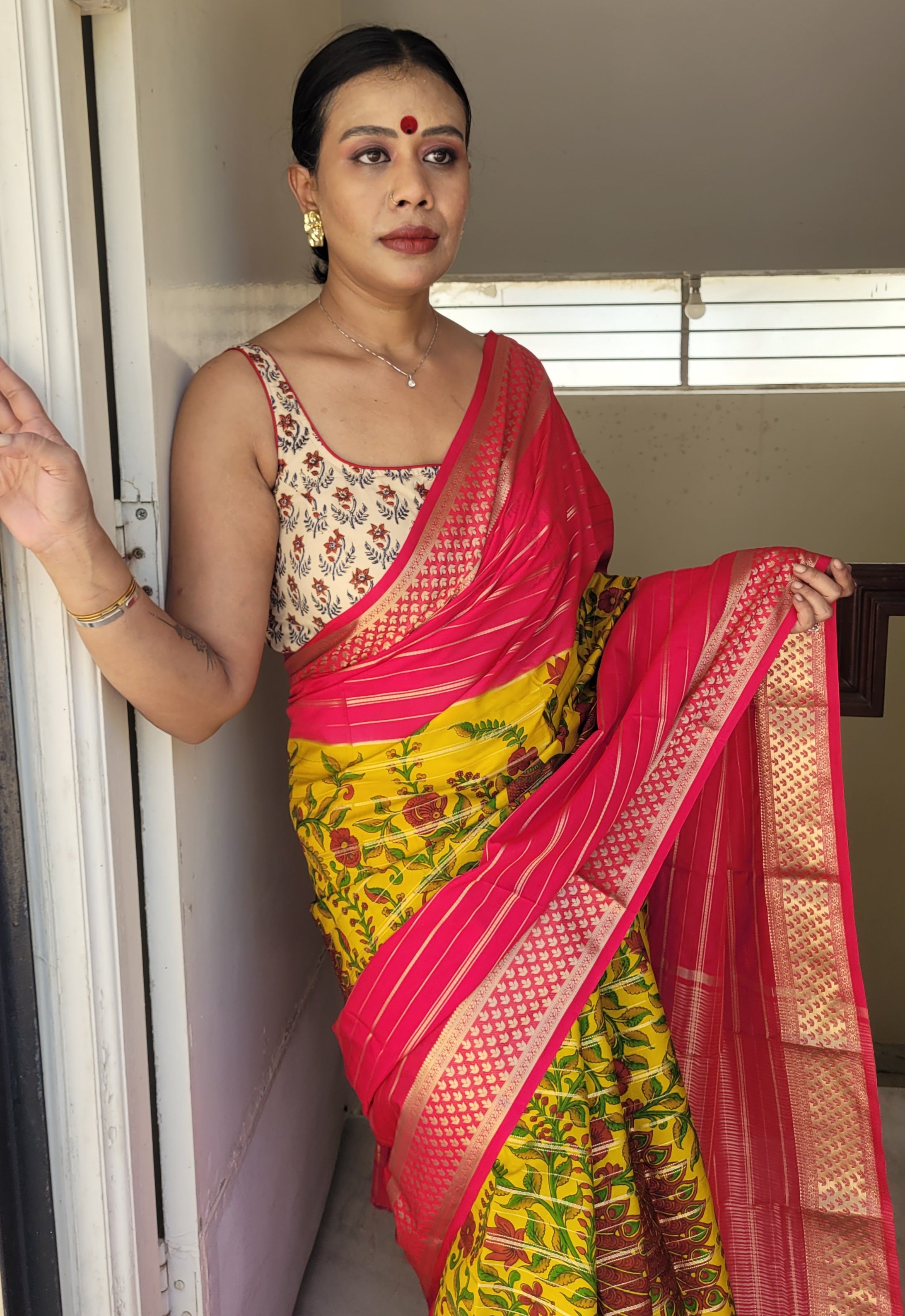 Kili- Pallu Saree