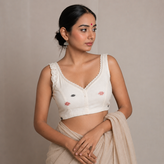 Madhuri Jamdani Blouse