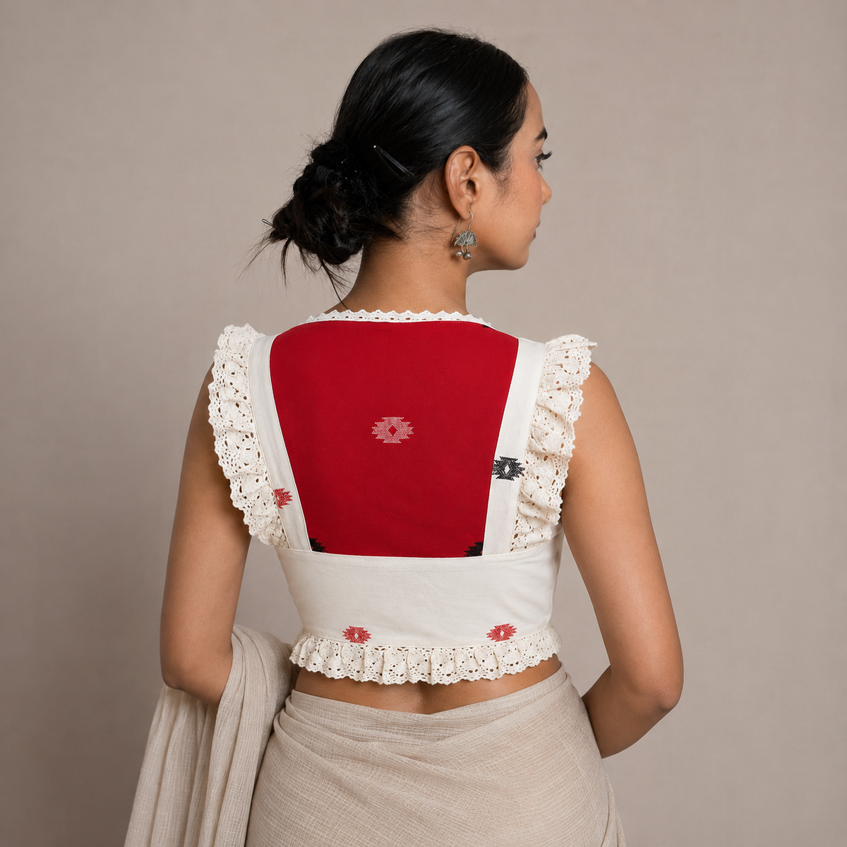 Madhuri Jamdani Blouse