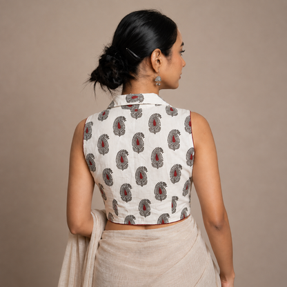 Lehar Ajrak Blouse