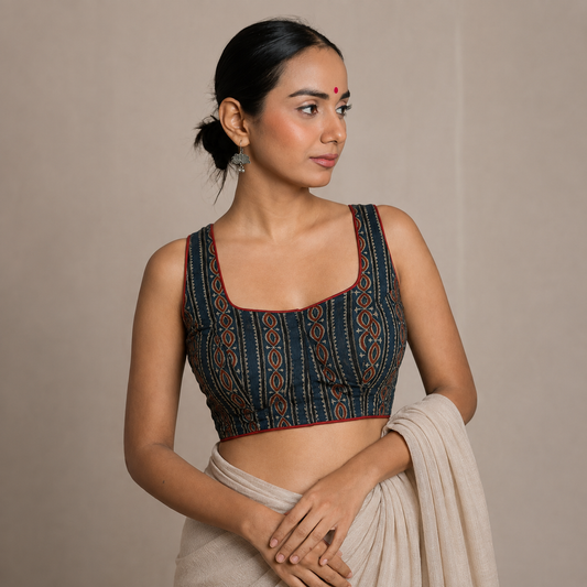 Neel Ajrak Blouse