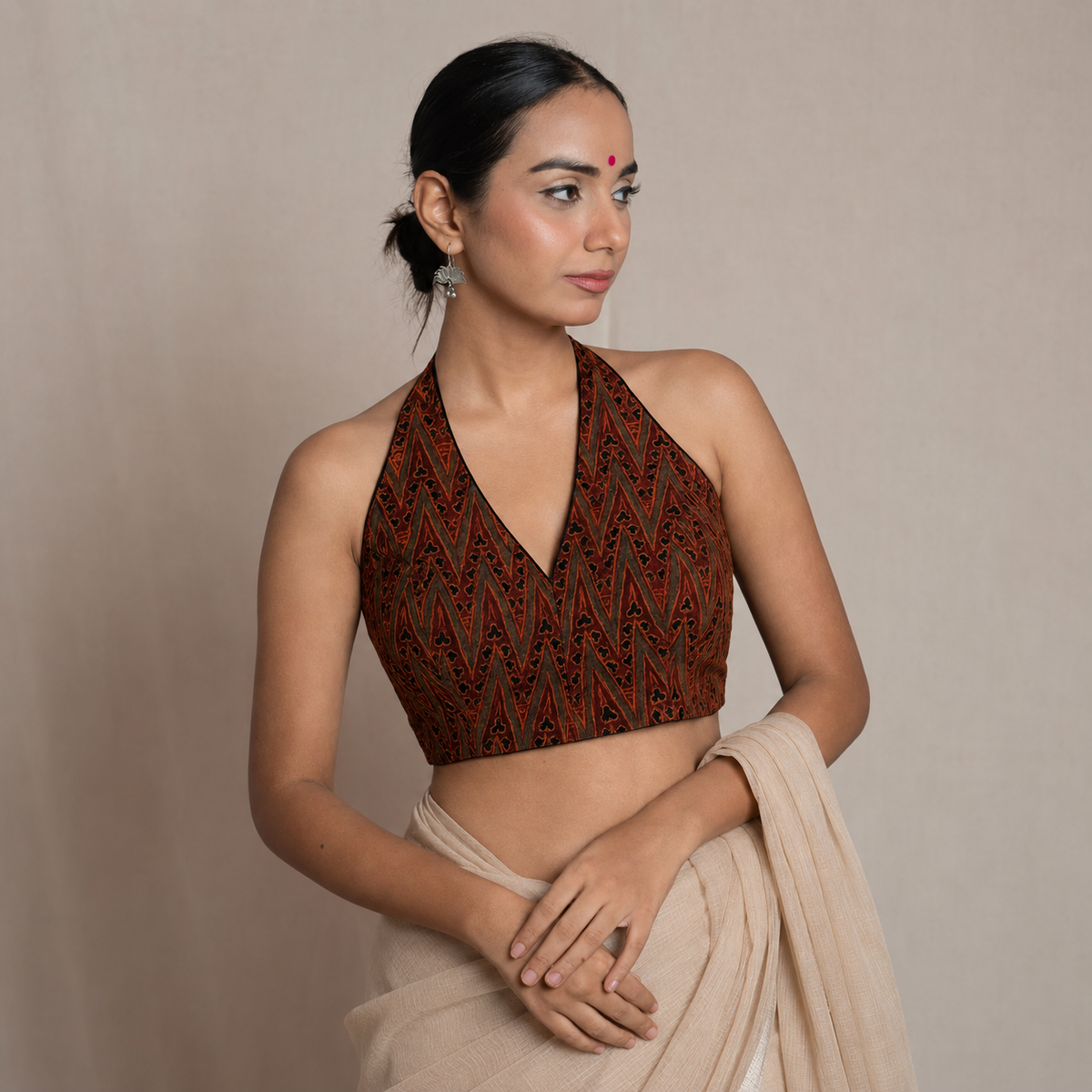 Geru Ajrak Blouse