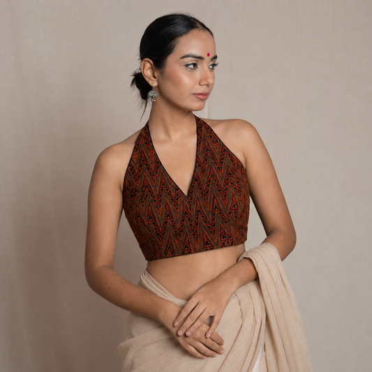 Geru Ajrak Blouse
