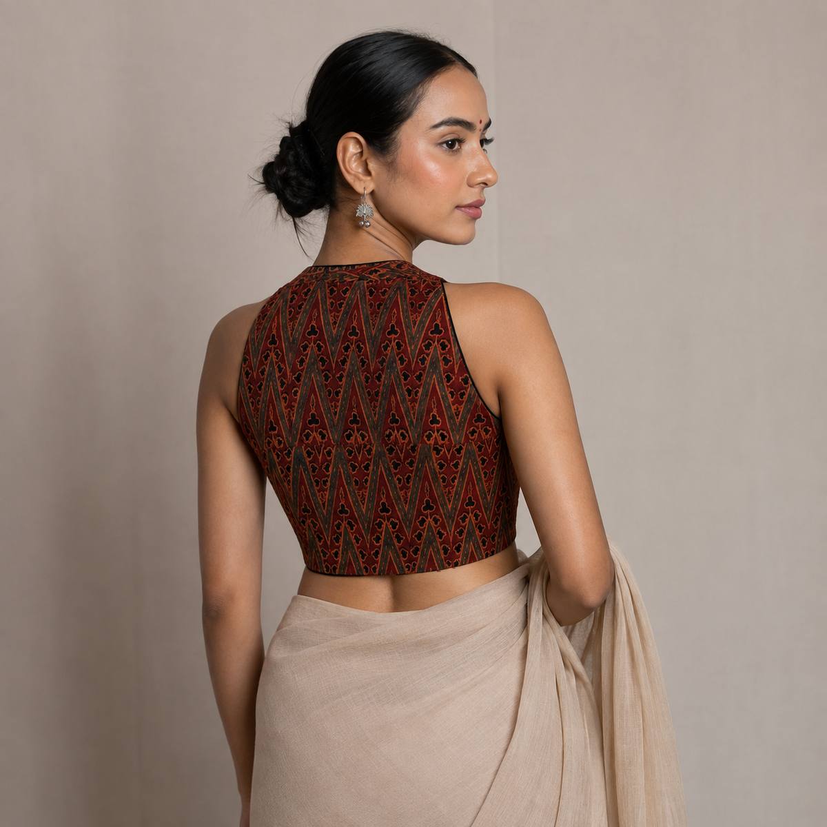Geru Ajrak Blouse