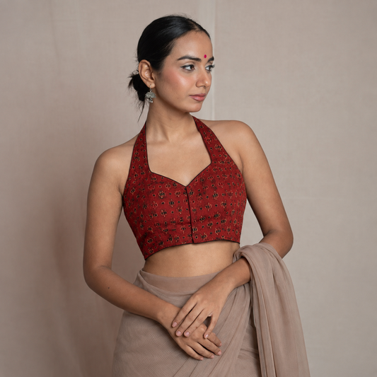 Gulaal Ajrak Blouse