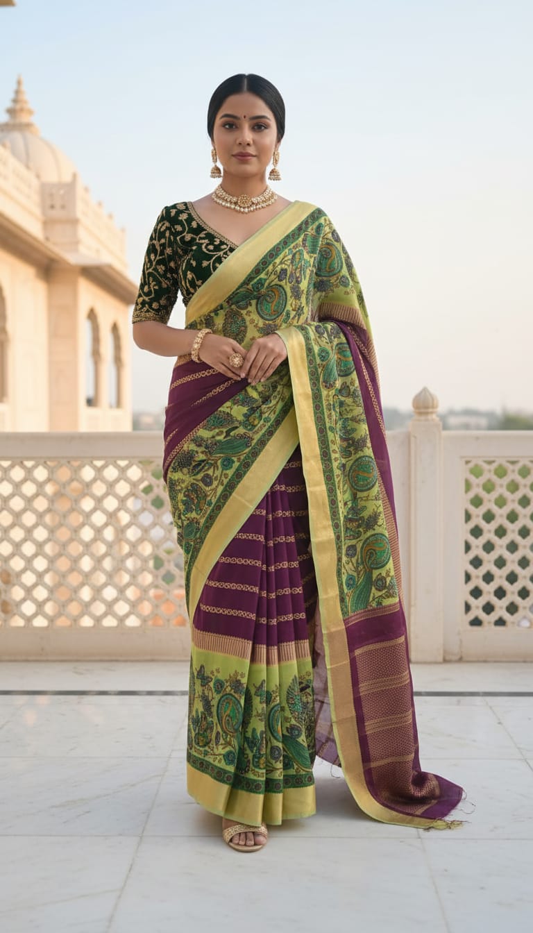 Kili- Pallu Saree