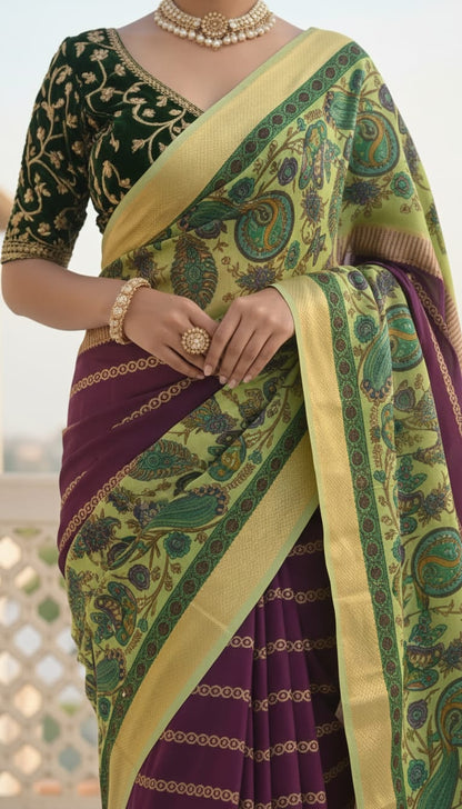 Kili- Pallu Saree