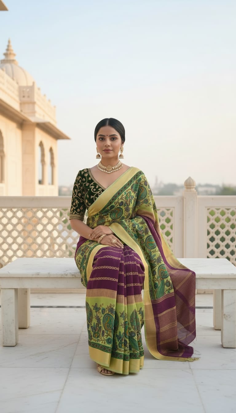 Kili- Pallu Saree