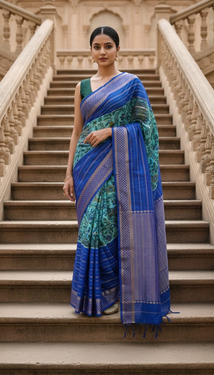 Kili- Pallu Saree