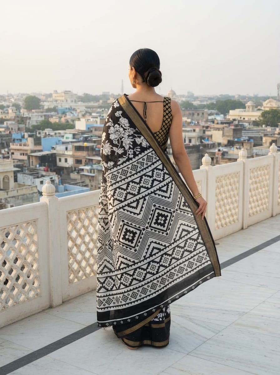 Kalamkari Saree