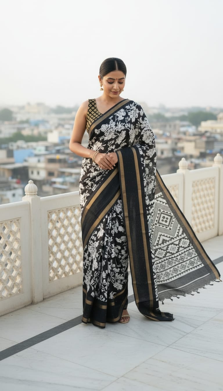 Kalamkari Saree