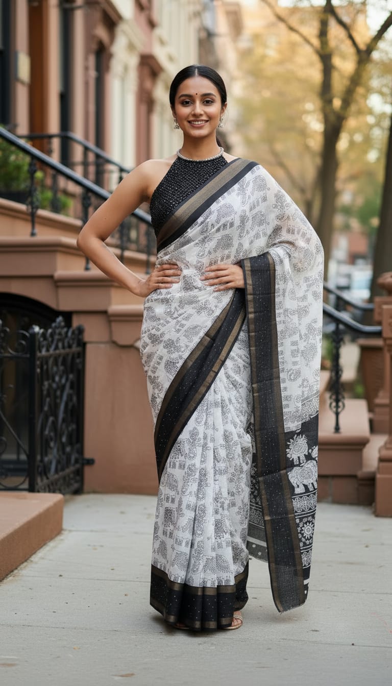 Kalamkari Saree