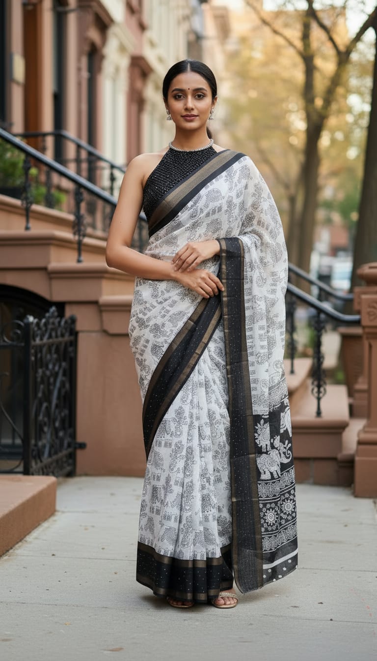 Kalamkari Saree