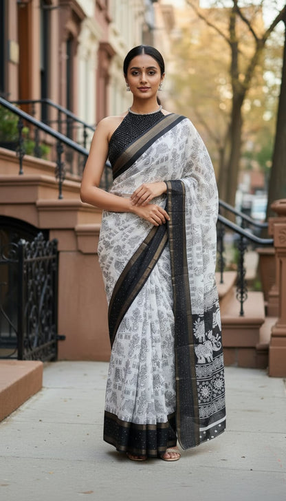 Kalamkari Saree