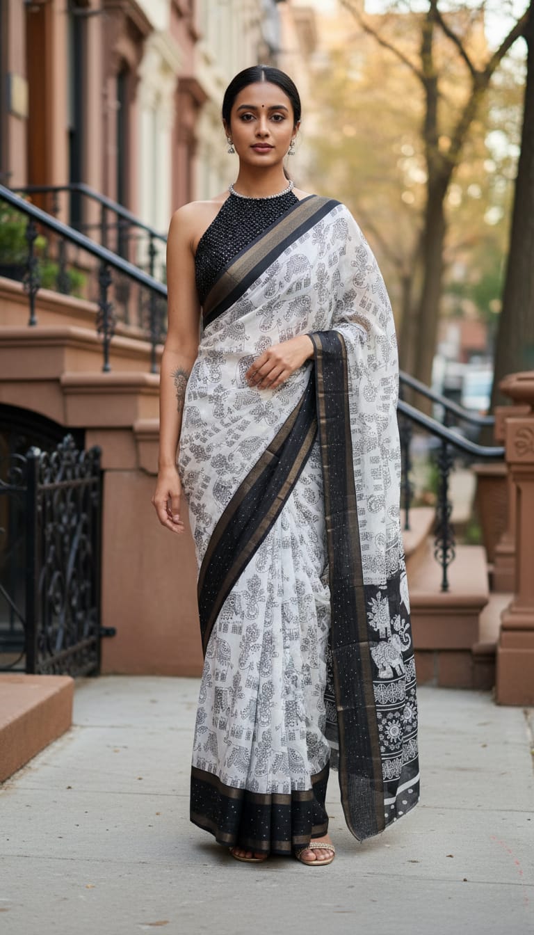 Kalamkari Saree