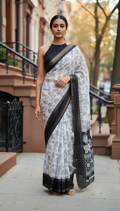 Kalamkari Saree
