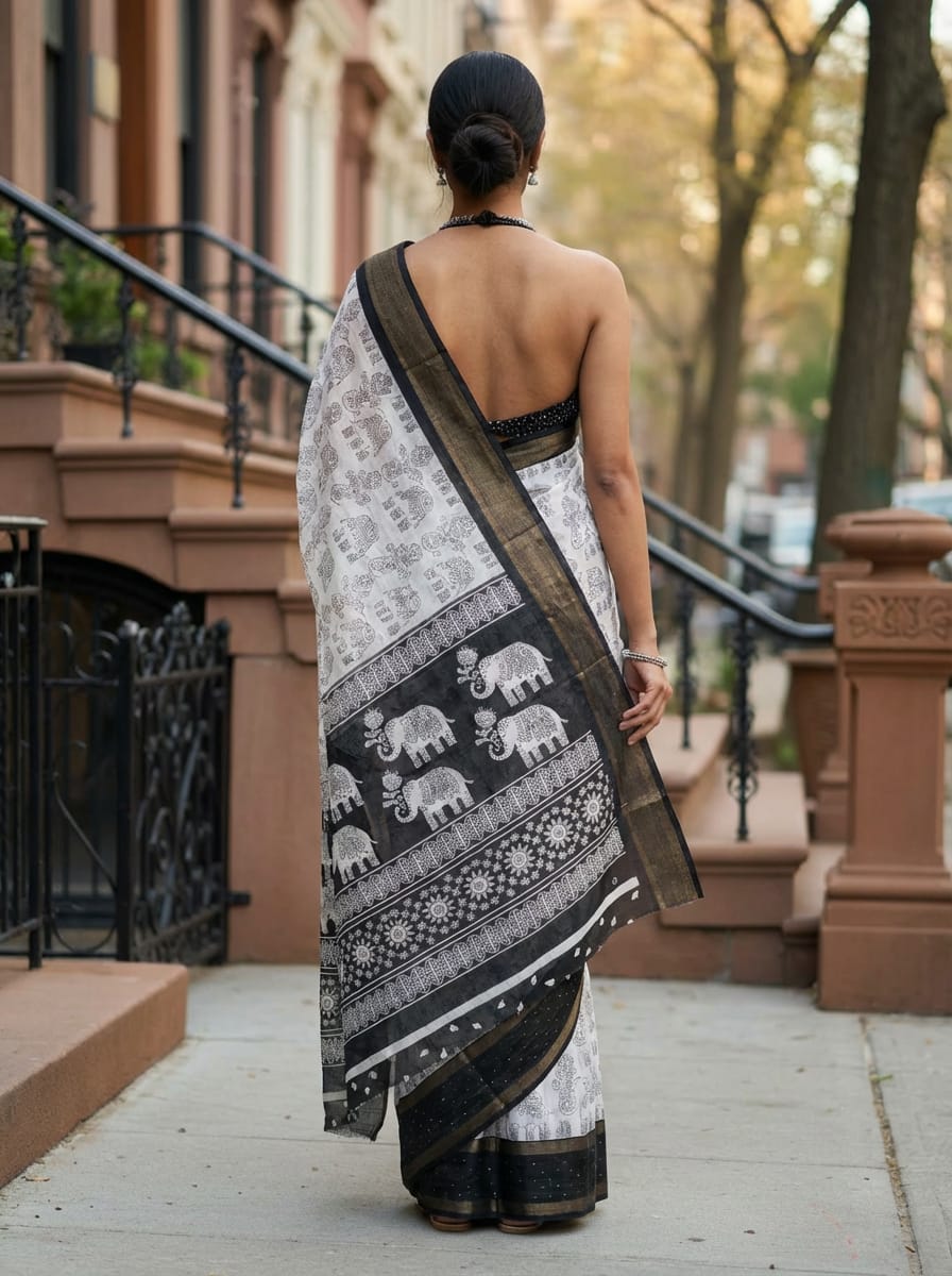 Kalamkari Saree