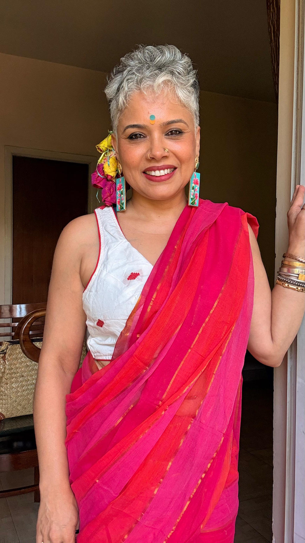 Mul Cotton Saree