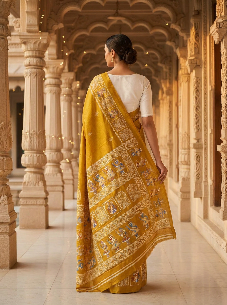 Printed Silk Saree