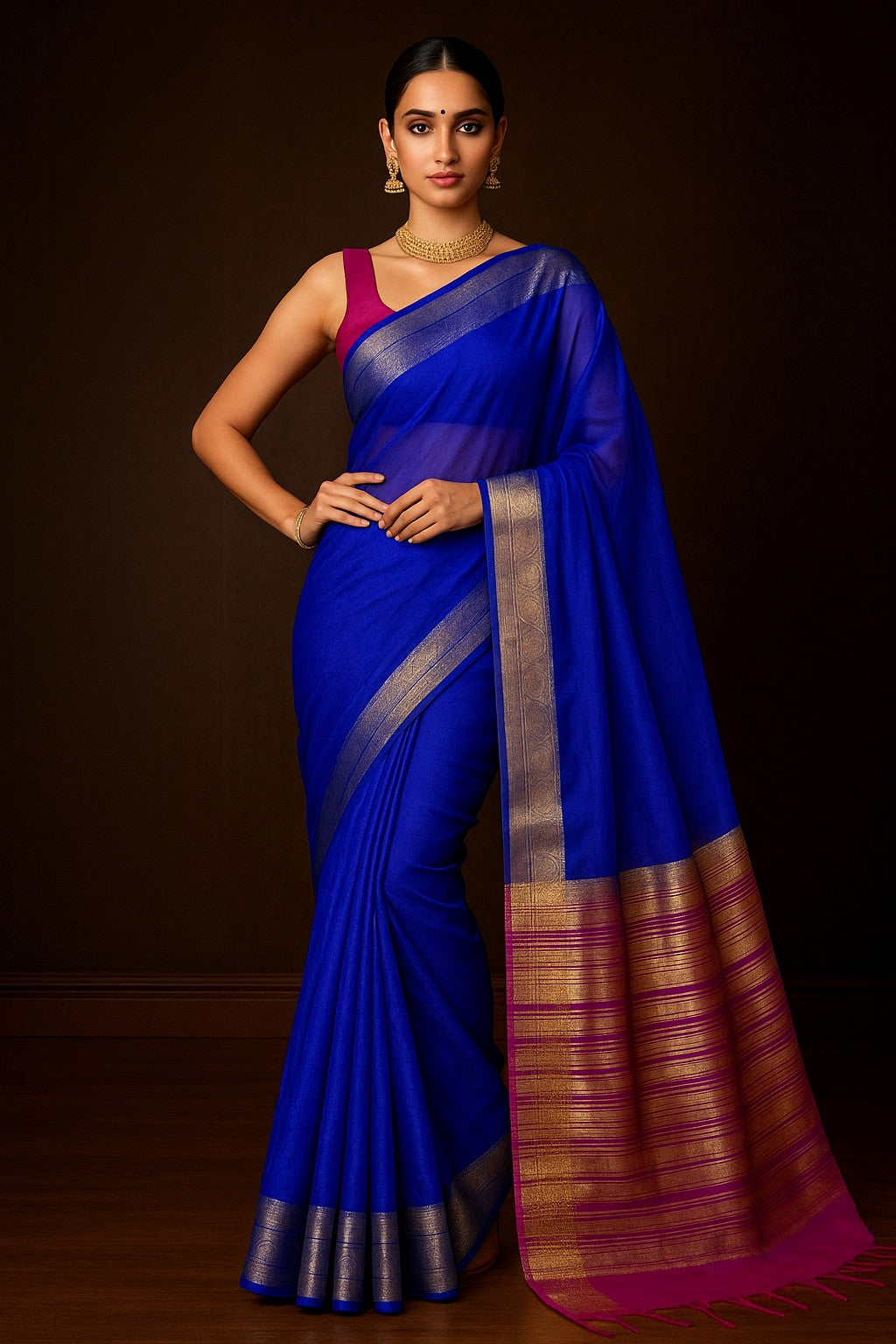 Ombrea Saree