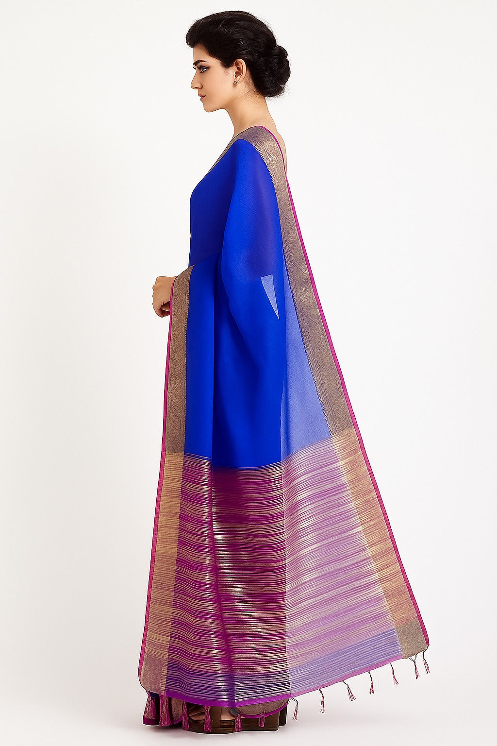 Ombrea Saree