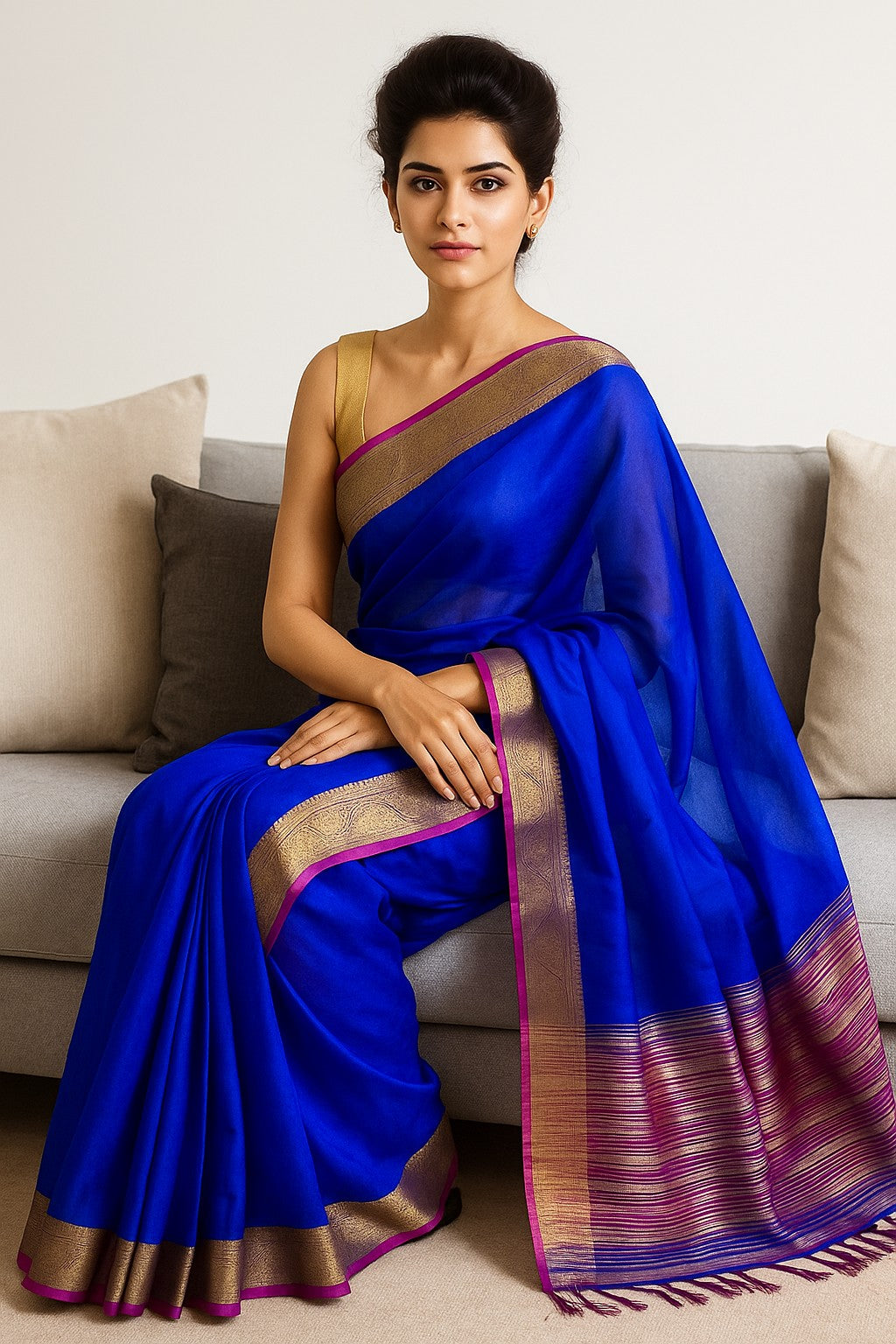 Ombrea Saree