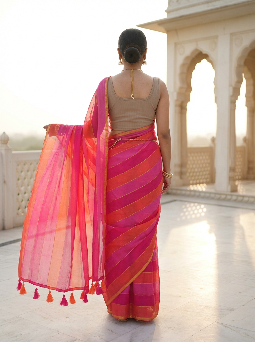 Mul Cotton Saree