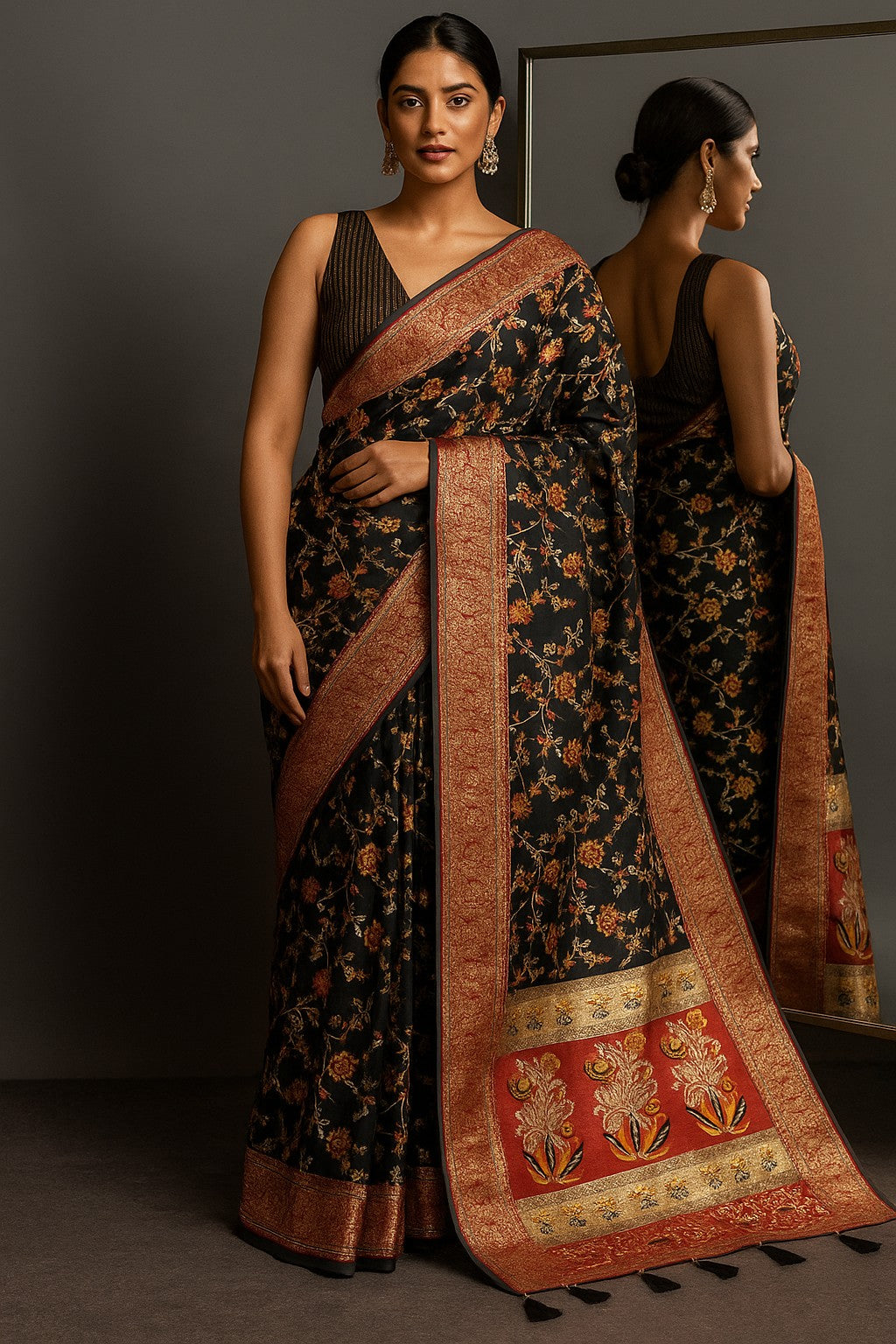 Savarna Benarasi Silk Saree