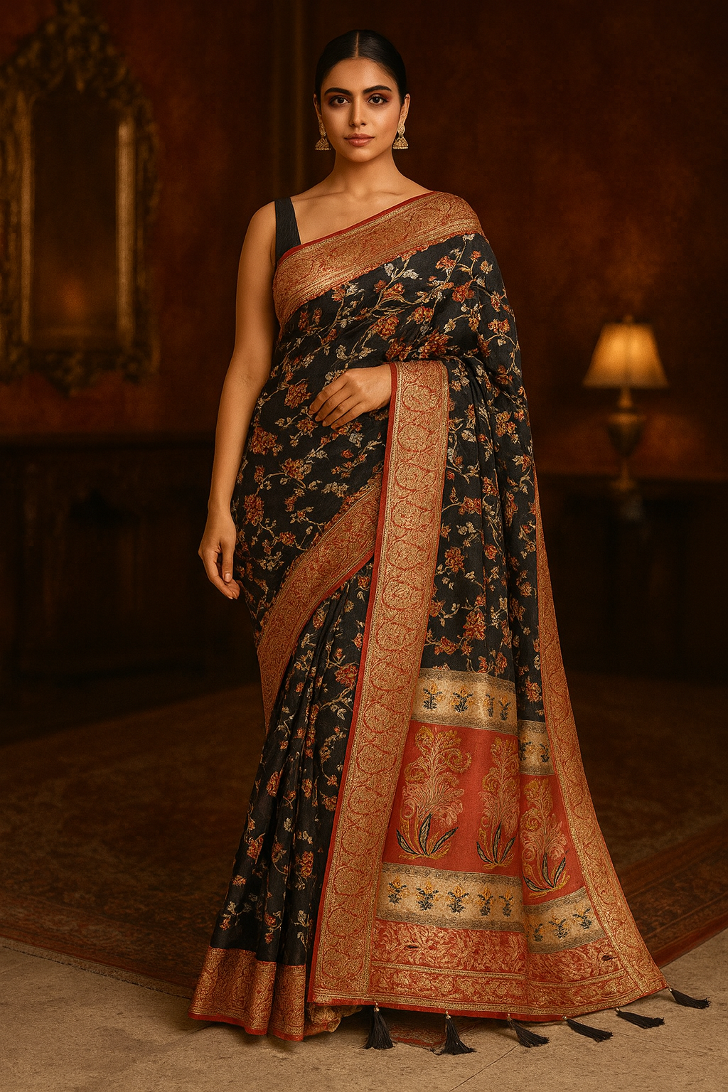 Savarna Benarasi Silk Saree