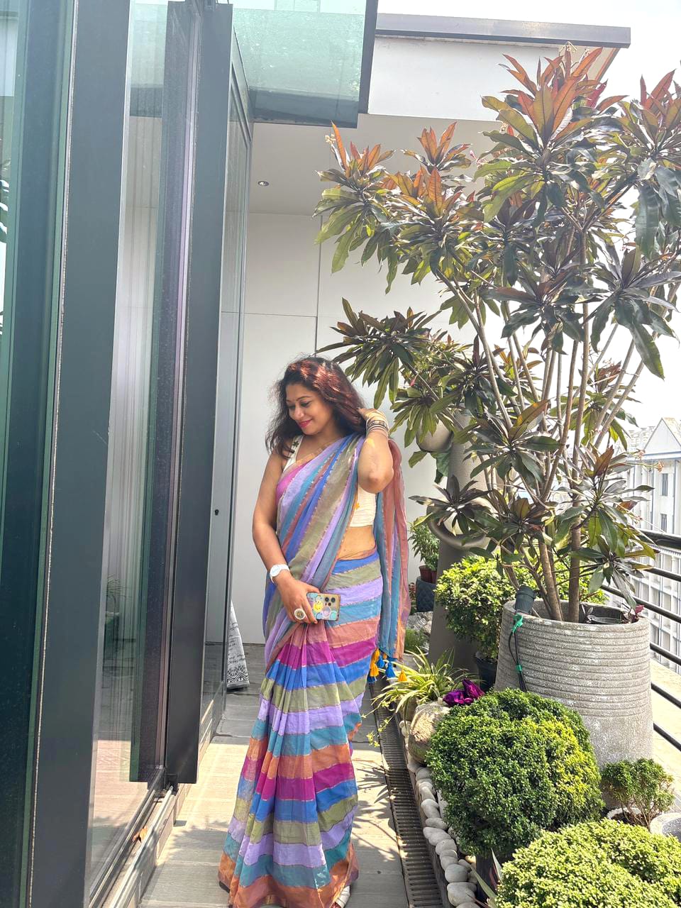 Mul Cotton Saree