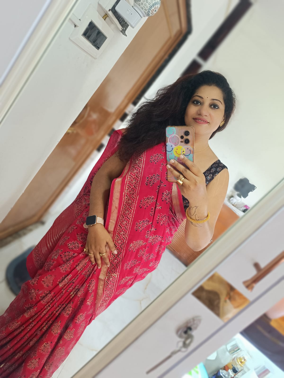 Ajrak Pure Cotton Saree
