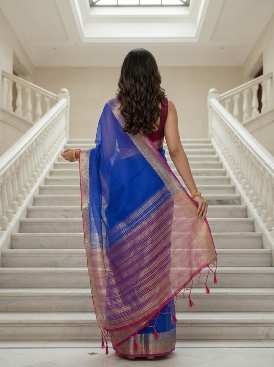 Ombrea Saree