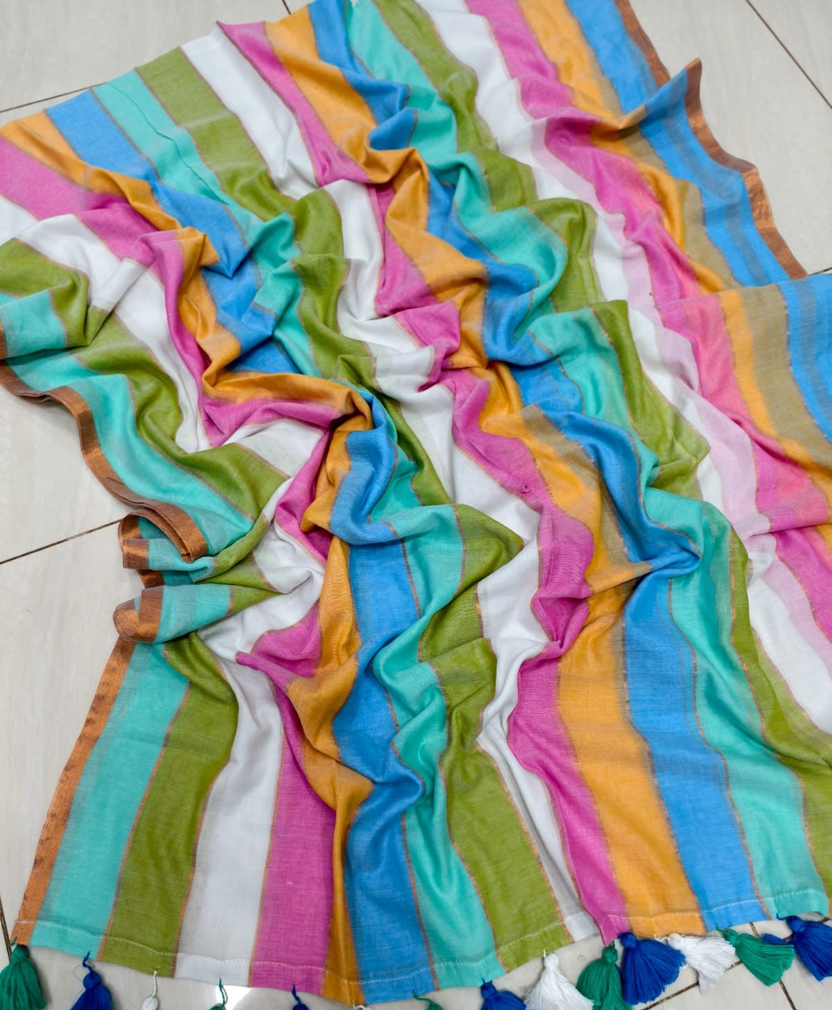 Mul Cotton Saree