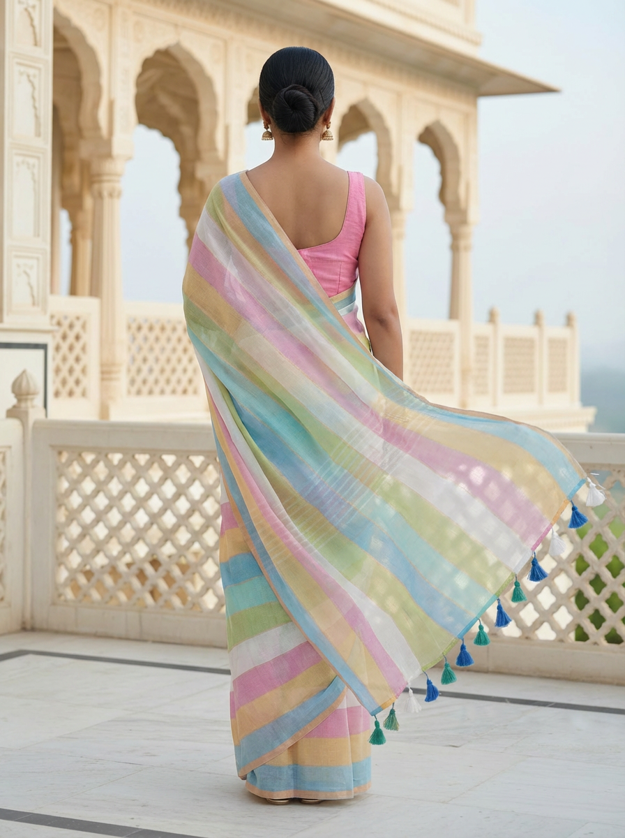 Mul Cotton Saree
